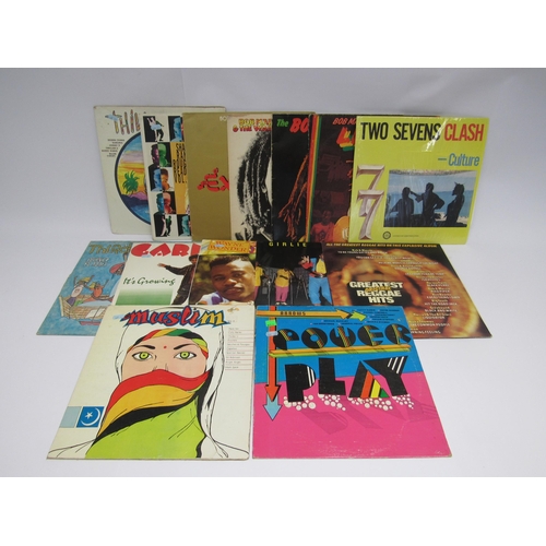 8211 - A collection of assorted Reggae and Dancehall LP's to include BOB MARLEY & THE WAILERS: 'Exodus' (IL... 