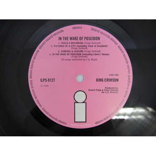 8224 - KING CRIMSON: 'In The Wake Of Poseidon' LP, first UK pressing with Island pink 