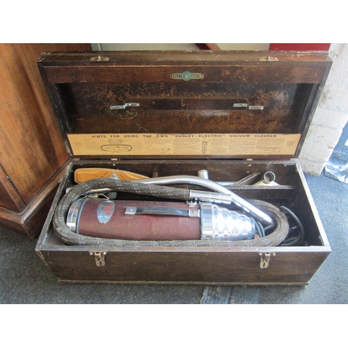 1002 - A C.W.S Dudley vintage electric vacuum cleaner, boxed