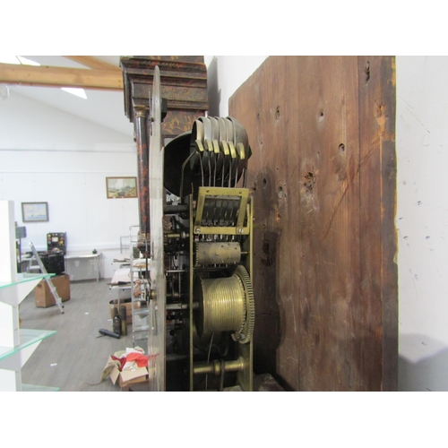 9023 - An 18th Century brass dial musical longcase clock (3 train), dial signed Joseph Fifield, Winchester,... 
