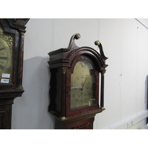 9023 - An 18th Century brass dial musical longcase clock (3 train), dial signed Joseph Fifield, Winchester,... 
