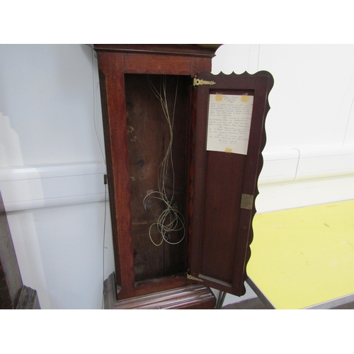 9023 - An 18th Century brass dial musical longcase clock (3 train), dial signed Joseph Fifield, Winchester,... 