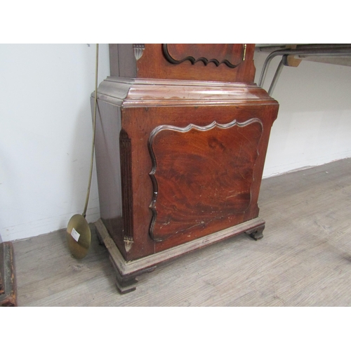 9023 - An 18th Century brass dial musical longcase clock (3 train), dial signed Joseph Fifield, Winchester,... 