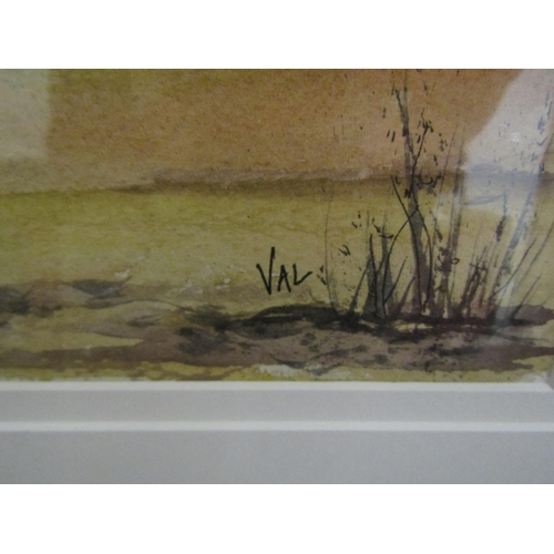 1089 - VAL JONES: Two watercolours entitled 