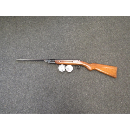 1457 - A Diana British made .22 air rifle, together with two tins of pellets