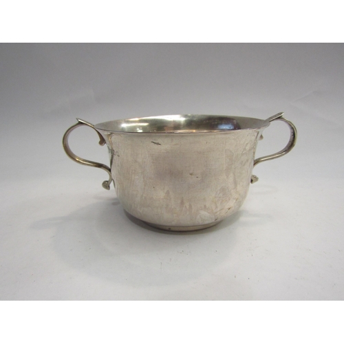 4428 - A silver Harrods Limited twin handled sugar bowl, Birmingham 1934, approx 4 troy oz, monogrammed