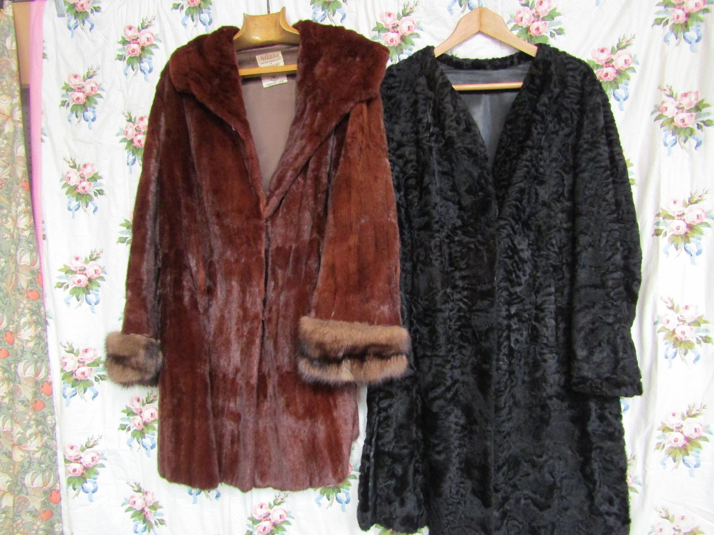 Red squirrel fur on sale coat