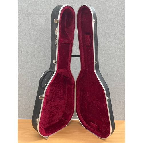 A Hiscox acoustic guitar hard case