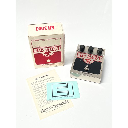 8064 - A 1980 Electro Harmonix ‘Big Muff’ version 5 EH3003 fuzz pedal, boxed