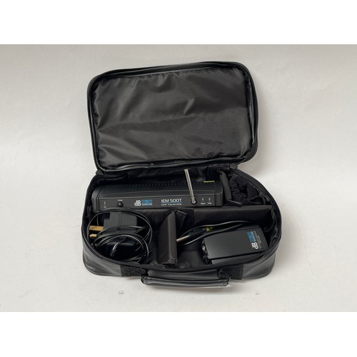 8081 - A DB Technologies wireless radio mic set with case