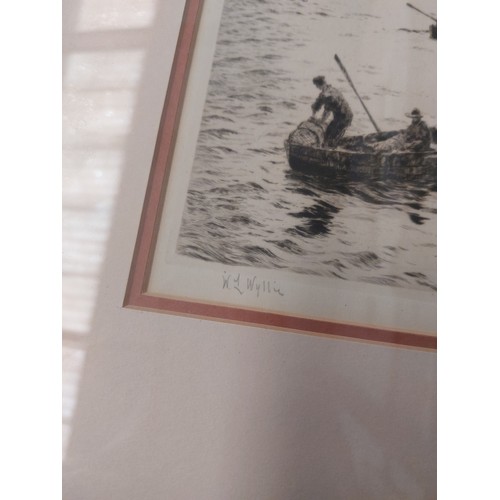 1078 - A William Lionel Wyllie (1851-1931) etching titled 