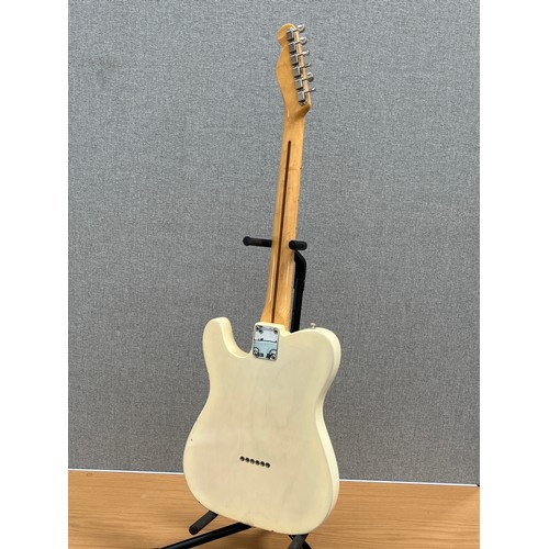 8176 - A Fender USA Telecaster Vintage Series, serial V1208239, Olympic White with wood grain visible, fitt... 