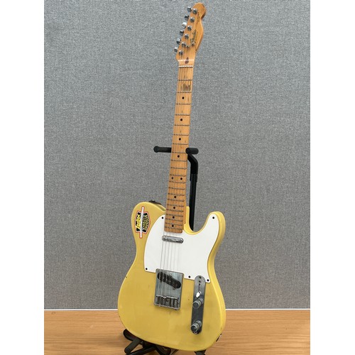 8177 - A 1984-87 Fender Telecaster, made in Japan (MIJ) in blonde, maple neck, serial number E974779