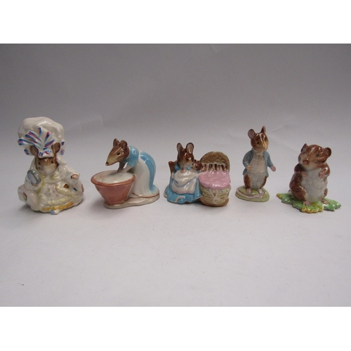 9011 - Five Beswick Beatrix Potter figures 