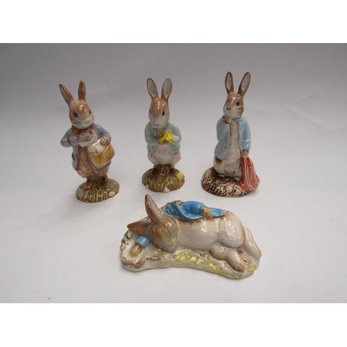 9027 - Four Royal Albert Beatrix Potter figures 