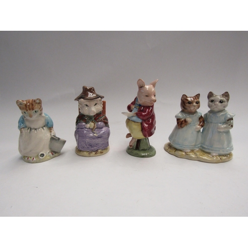 9028 - Four Royal Albert Beatrix Potter figures 