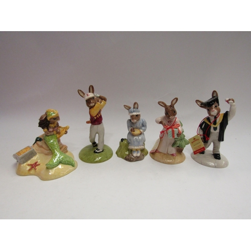 9031 - Five Royal Doulton Bunnykins figures 