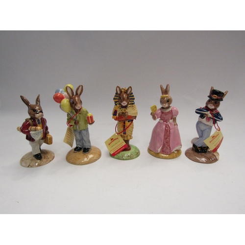 9032 - Five Royal Doulton Bunnykins figures  