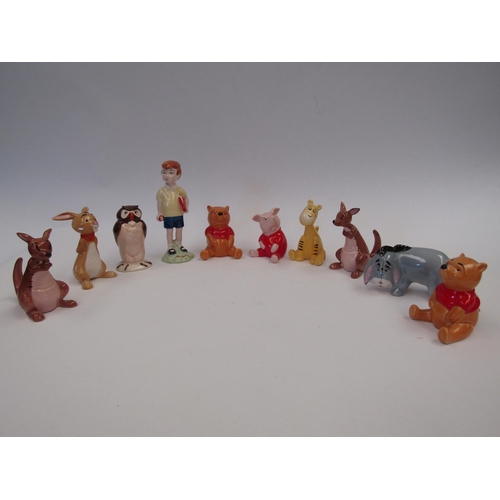 9100 - A set of eight Beswick Winnie the Pooh figures - 