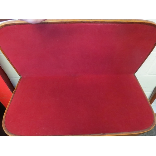 1057 - A Victorian gate-leg card table with red baize   (E) £15-25 GROUP WITH LOT 1104