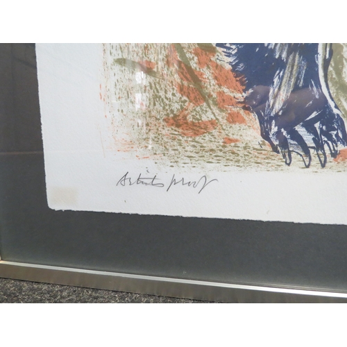 1074 - DAVID KOSTER (b.1926): A framed and glazed Artists Proof lithograph, 
