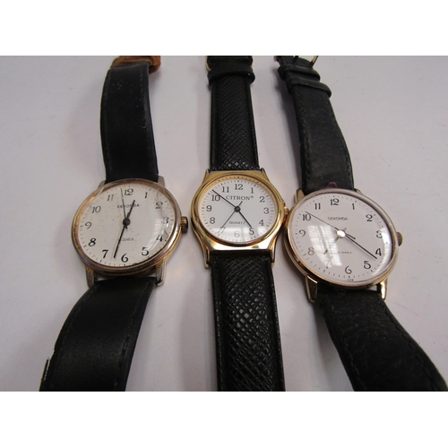 4339 - Five gents wristwatches including Time Co. and Sekonda