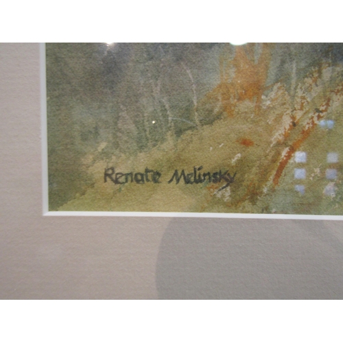 4462 - RENATE MELINSKY: Two watercolours 