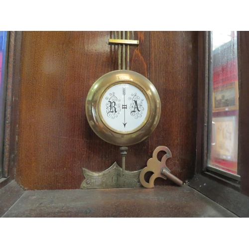 4079 - A late 19th/early 20th Century Vienna wall clock