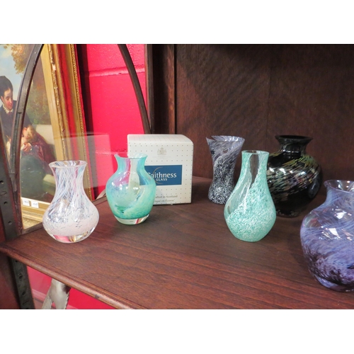 4152 - A selection of Caithness glass vases, two being boxed (19)