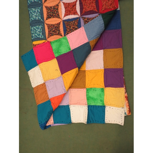 4193 - A patchwork quilt, 2.6m x 2.5m