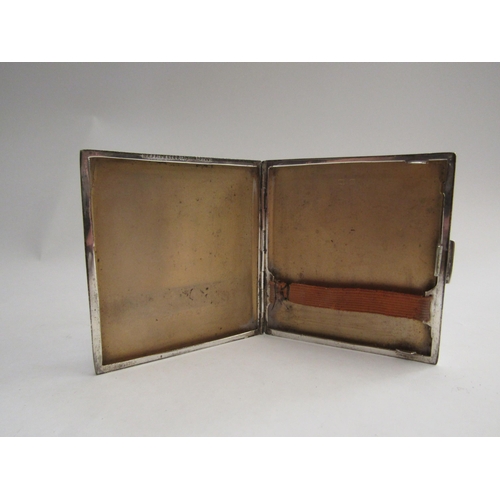 4356 - An Edwardian Mappin & Webb silver cigarette case