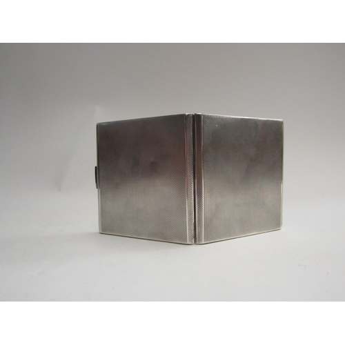 4356 - An Edwardian Mappin & Webb silver cigarette case