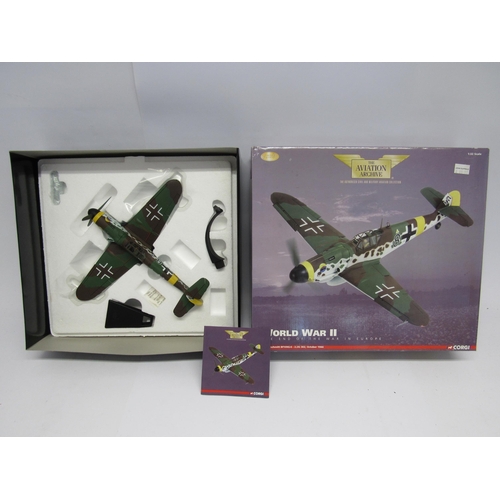 5465 - A boxed Corgi Aviation Archive 1:32 scale diecast AA34905 World War II Messerschmitt Bf109G-6 - 2./J... 