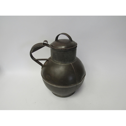 9101 - A tinware Jersey milk churn