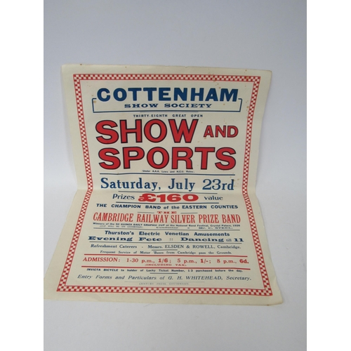 9142 - A Cottenham Show poster