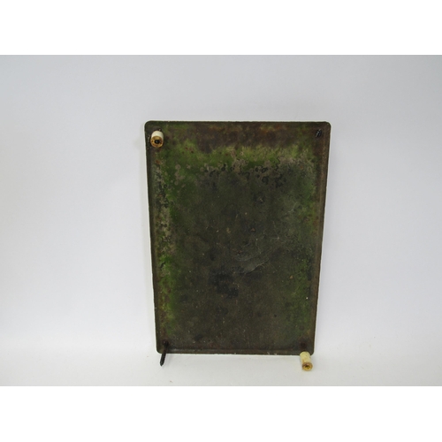 9161 - An enamel sign; 'Notar' depicting a horse, 8
