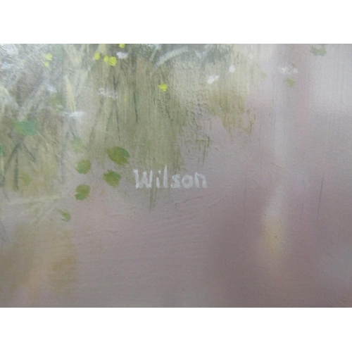 1115 - F. WILSON: An acrylic painting 