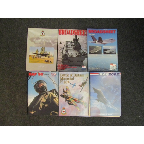 1464 - A collection of Royal Navy Broadsheet annuals, RAF magazines and other military publications (approx... 