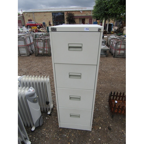 3531 - An Office World four drawer metal filing cabinet