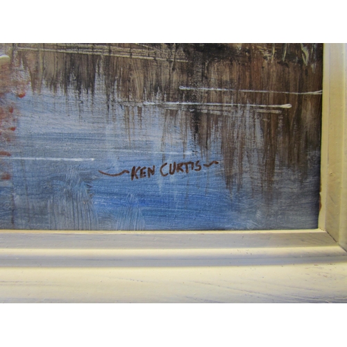 1060 - KEN CURTIS: An acrylic on board 