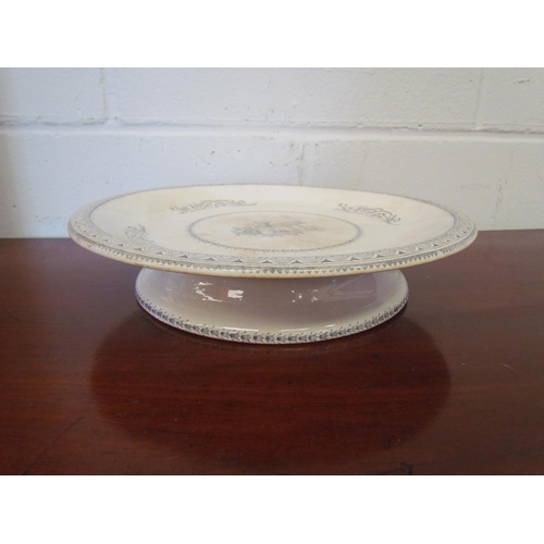 1102 - A Thomas Till & Sons (1850-1928) pedestal cake plate in the Grecian design, 30cm diameter