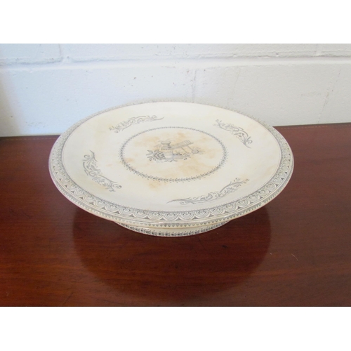 1102 - A Thomas Till & Sons (1850-1928) pedestal cake plate in the Grecian design, 30cm diameter