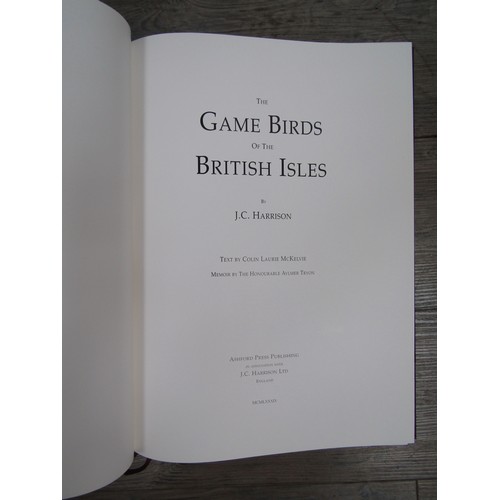 7075 - J.C. Harrison: 'The Game Birds of the British Isles', Ashford Press Publishing, 1989, limited editio... 