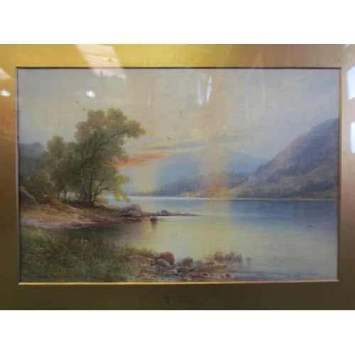 4017 - A pair of Lake District watercolours by Emil Axel Krause (1871 - 1945), 