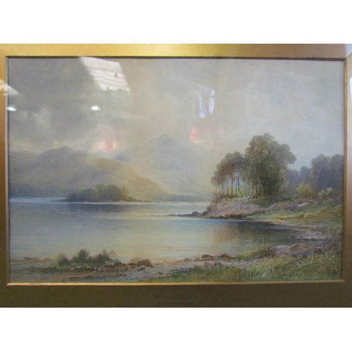 4017 - A pair of Lake District watercolours by Emil Axel Krause (1871 - 1945), 