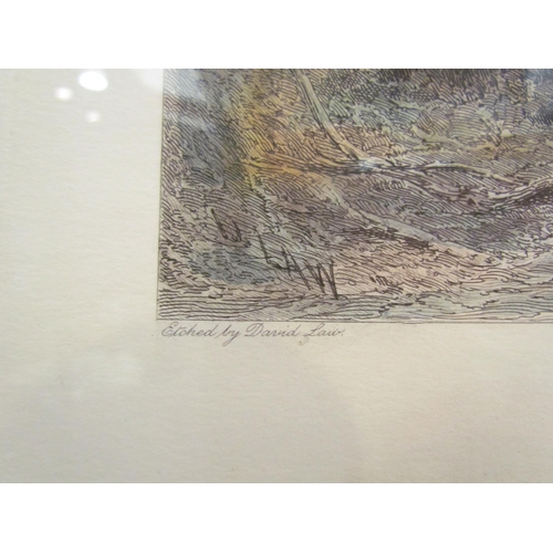 4140 - Two coloured etchings entitled 