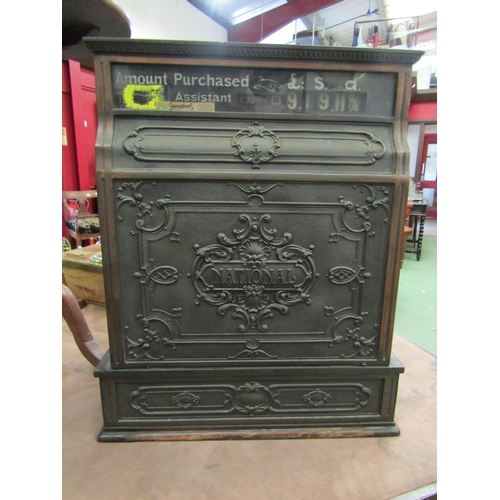 4229 - A National Cash Register model 1125, serial No. 199375 (1922) button/drawer operated register patina... 