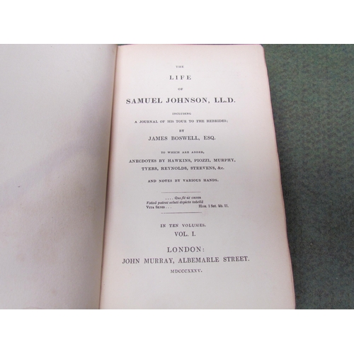 4013 - A set of ten volumes, 