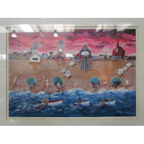 4032 - Two framed and glazed prints, 