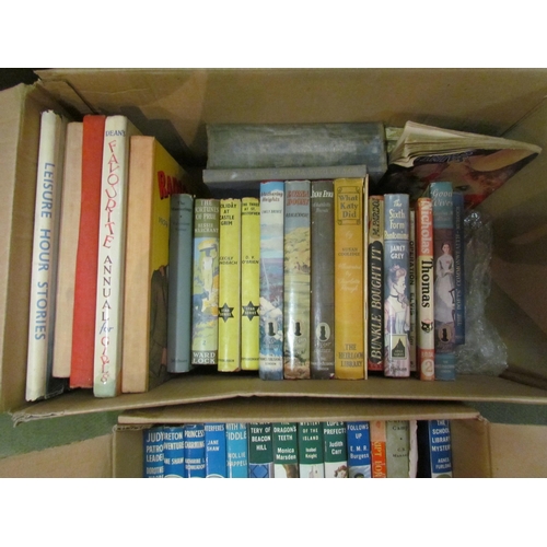 4244 - Two boxes of children's books including Castle Library series   (E) £10-20